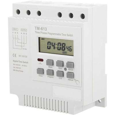 Eosnow - TM-163 Dreiphasiger 380-V-Smart-Digital-Wochen-Programmierbarer Zeitschaltuhrschalter Image