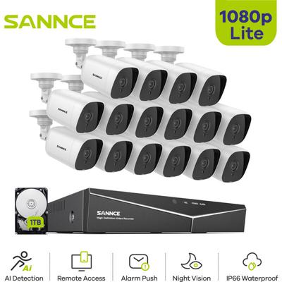 1080P Überwachungskamera System 16CH dvr Bewegungserkennung Nachtsicht Videoüberwachungsset Kamera Image