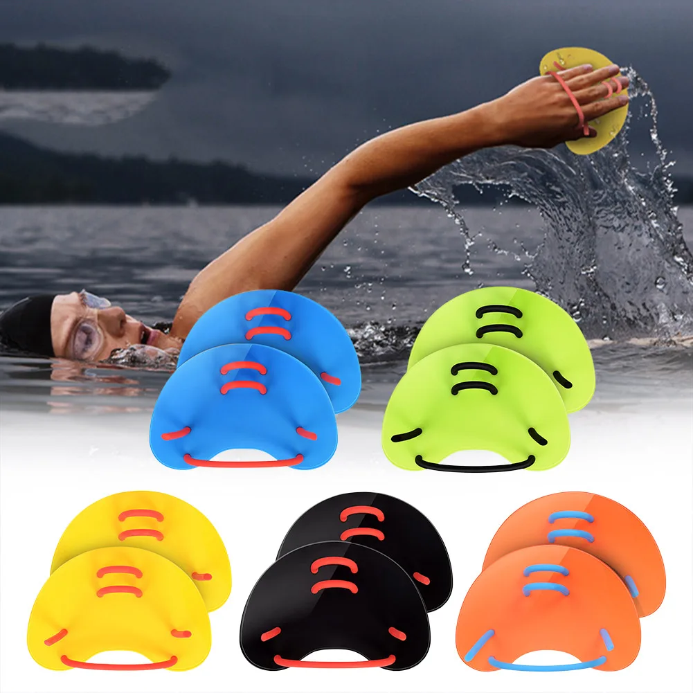 Silikon Schwimm paddel Training erwachsene Kinder Hand Webbed Handschuhe Pad Flossen Flossen profession elle Wassersport zubehör Image