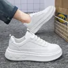 Weiße Männer Skateboards chuhe Outdoor Running Sneakers Plattform Freizeit schuhe atmungsaktive