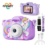 Caméscope antichoc pour enfants, jouets pour enfants, vidéo numérique HD, selfie, Noël,