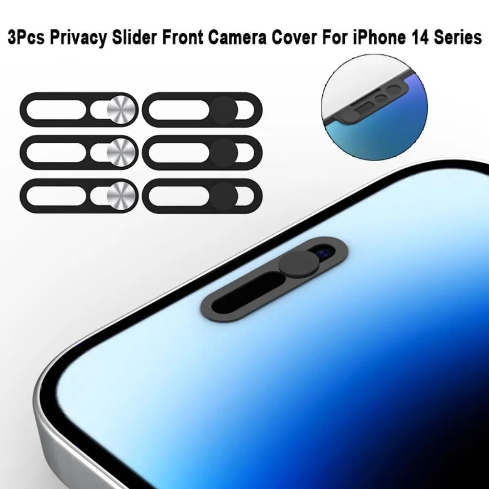 3 Stück Metall Webcam Abdeckung Telefon Objektiv Aufkleber für iPhone 14 14 promax plus Privatsphäre Slider Kamera Abdeckung für iPhone 14 Serie
