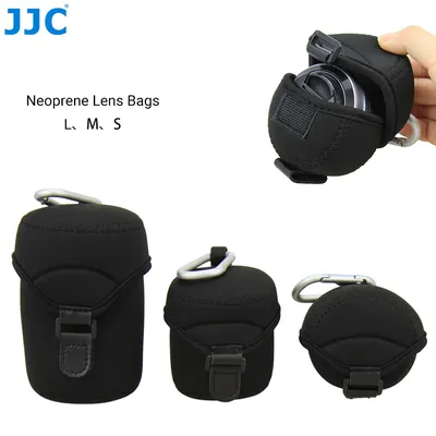 JJC Neopren-Objektivtasche, Objektivtasche für Canon EF-M 18–150 mm, 18–55 mm, 55–200 mm, Sony E 10–18 mm, spiegellose Nikon-Fujifilm-Kamera