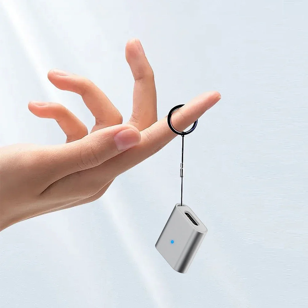 USB C/8 Pin Buchse auf magnetischem 3-polig mit Kontrollleuchte und Lanyard-Loch, Ladeadapter, Ladegerät-Kabel-Anschluss für Laifen Wave Image