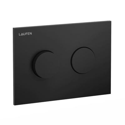 Laufen Betätigungsplatte GROOVE INEO mit Zweimengenbetätigung schwarz matt, H9001177160001 H9001177160001 Image