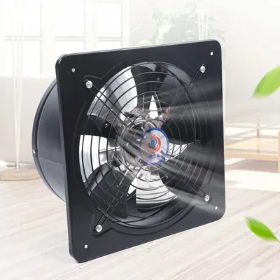 Bymaocar 12in 110V Commercial Ventilation Extractor Exhaust Fan Blower FD-300 2800r/min Wall Mounted