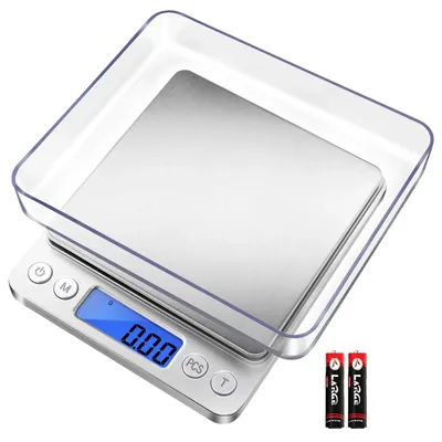 Digital Kitchen Scale 500/1kg/2kg/ 3kg Small Jewelry Scale Food Scales Digital Weight Gram and Oz