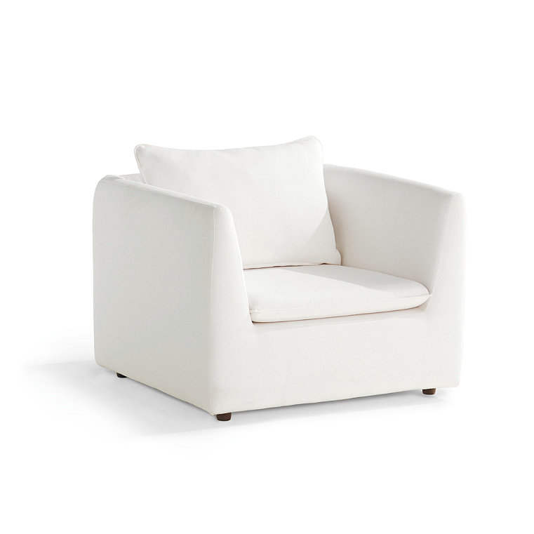 Toluca Tailored Furniture Cover - Center Chair, Gray - Frontgate