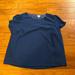 J. Crew Tops | J. By J. Crew Top Womens 4 Blue Tulip Short Sleeve Blouse | Color: Blue | Size: 4