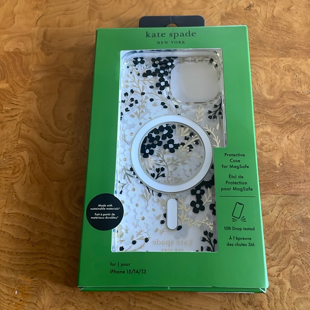 Kate Spade Cell Phones & Accessories | Kate Spade New York Iphone 15/14/13 Phone Case | Color: Black/White | Size: Os