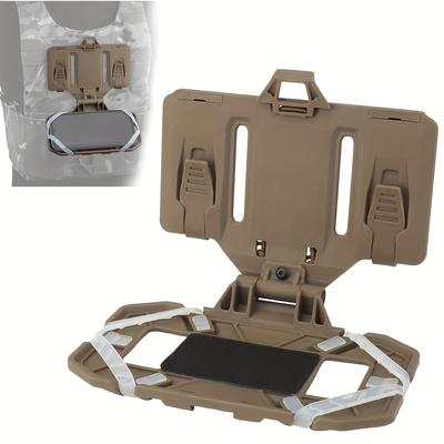 TEMU 1pcs Tactical Phone Holder, Tactical Phone Attachments, Universal Phone Folded Navigation Phone For Size 4.7"-6.7"