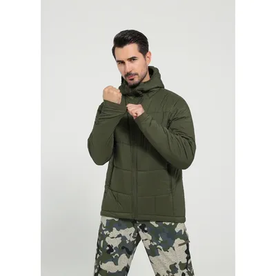 Men's Nylon 66 plaid ripstop lightweight blazer fall winter thermal insulation hunting jacket