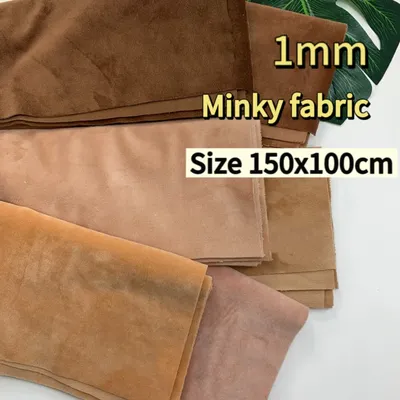 Sewbato Diy Doll Skin Plush Fabric 1mm Minky Fabric Plush With A Variety Of Colors To Choose Plush