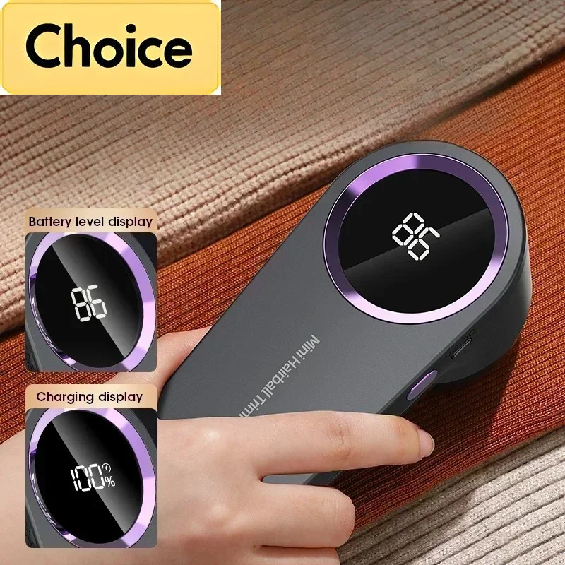 Lint Remover Für Kleidung Pullover USB Elektrische Wiederaufladbare Haar Ball Trimmer Fuzz Kleidung Pullover Rasierer Rollen Entfernung Gerät Image