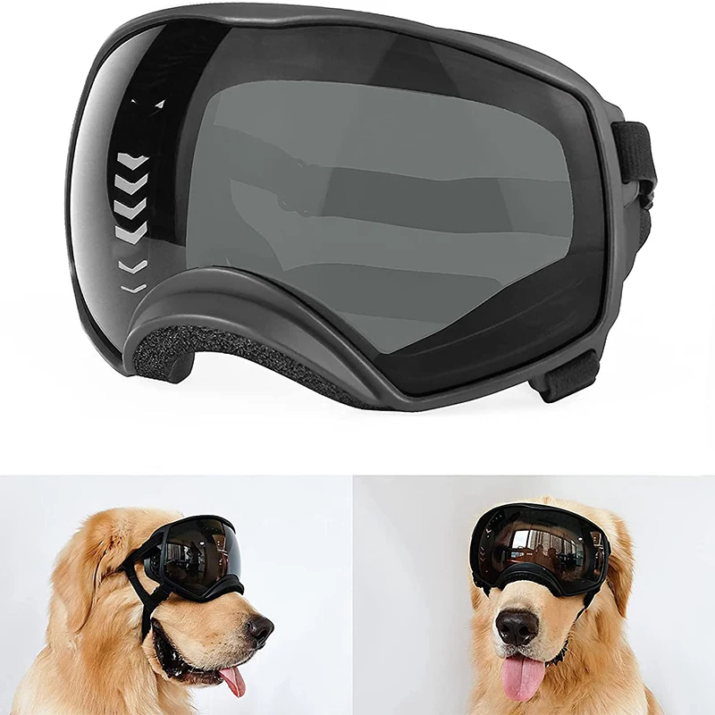 Weitwinkel-Hunde brille mittelgroße Hundesport-Sonnenbrille UV-Schutz weiche Haustier wind dichte Brille zum Fahren Reiten Wandern Image