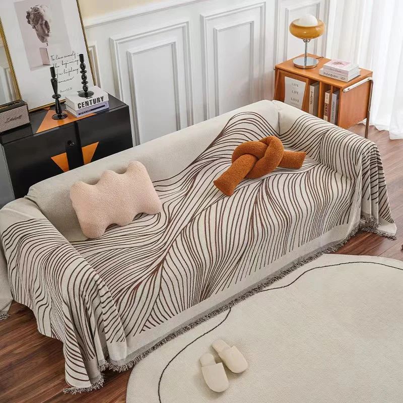 1pc Chenille Sofa bezug Wohnzimmer minimalist ische katzen feste Sofa bezug 3-Sitzer moderne Sofa bezug L-förmige Sofa bezug x cm Image