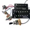 E-Gitarren-Tonabnehmer Wilkinson Alnico 5 Humbucker-Tonabnehmer mit 1 v1t Kabelbaum 4c schwarzen Gitarren teilen