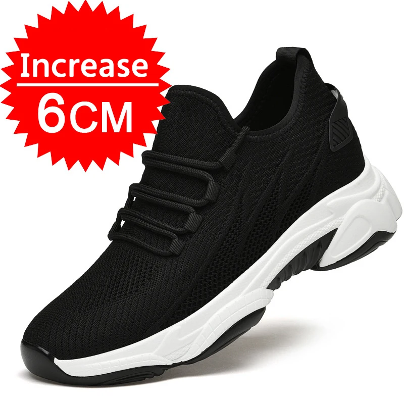Männer Turnschuhe Casual Erhöhung Schuhe 8cm Höhe Erhöhen Schuhe Für Männer Sommer Atmungsaktive 6cm Aufzug Schuhe 10cm Einlegesohle größer
