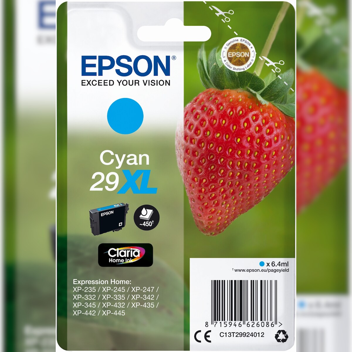 Tintenpatrone Epson T2992 cyan Image