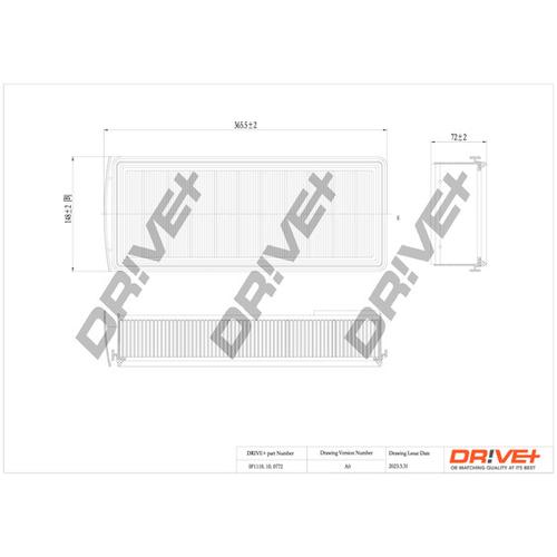 Drive+ Luftfilter für BMW 13718518111 13718510239 DP1110.10.0772