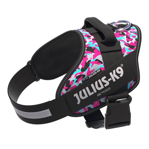 Julius-K9 IDC Powergeschirr Rosa & Grau Größe S: Brustumfang 49 - 67 cm Hund