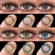 UYAAI 1 paio di lenti a contatto colorate per occhi cosmetici lenti a contatto blu lenti a contatto naturali marroni di alta qualità lenti grigie