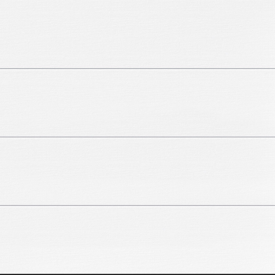 HÖRMANN Sektionaltor LPU42 mit Zarge L-Sicke verkehrsweiß, Woodgrain, 2315x1900 mm,Zarge mit L-Beschlag Image