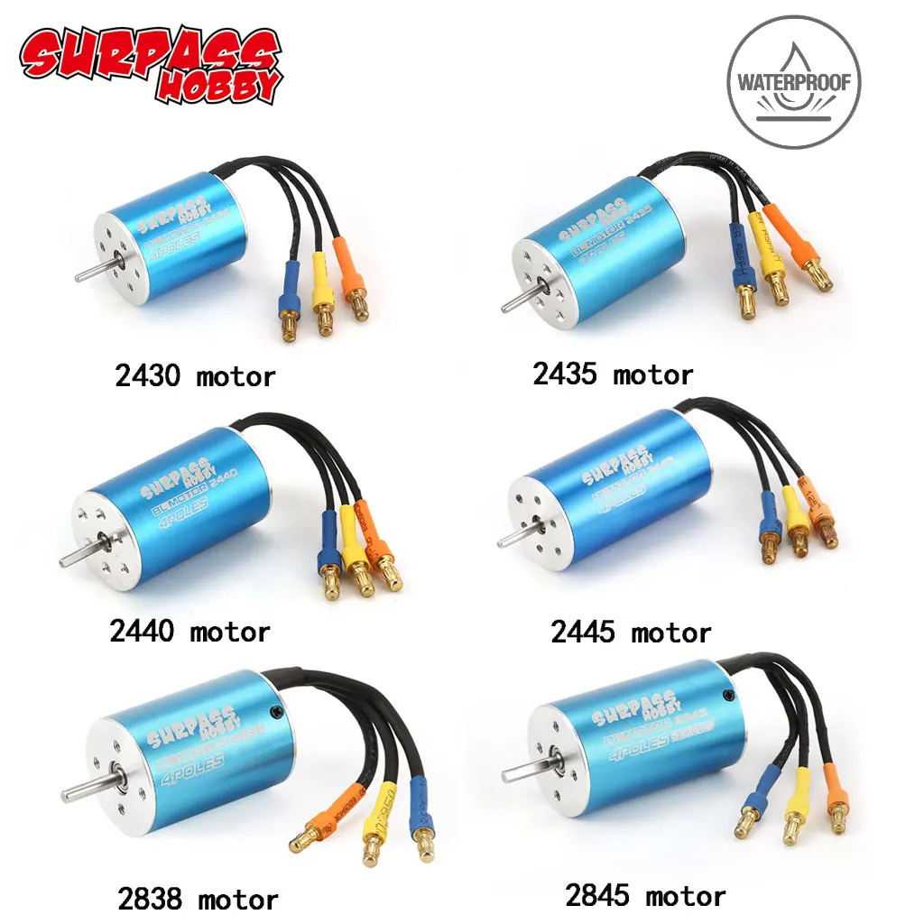 Wasserdichter 2430 2435 2440 2445 2838 2845 bürstenloser Motor für Wtloys Remo Hobby XLH Timaya Redcat 1/12 1/14 1/16 1/18 RC Auto Boot