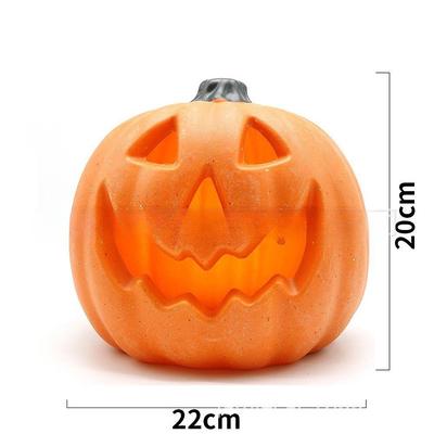 Halloween Pumpkin Decorations Outdoor Garden Decorations LED Lantern Scene Layout With Many Expressions Funny Pumpkin Lantern Decoration Easter Hollow Big Pumpkin Glowing