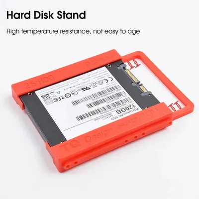 2.5 Inch - 3.5 Inch Hard Disk Stand SSD Holder Anti-cracking Professional SSD Adapter Bracket for Desktop