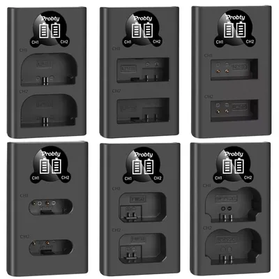 LP-E6 LP-E8 LP-E12 LPE6 NP-FW50 NP-F550 NP-W235 NP-BX1 EN-EL14 EL14 EN-EL15 EN-EL23 LED Camera