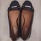 Coach Shoes | Coach Black Flat Loafers Black Flats Silver Tone Hardware Women