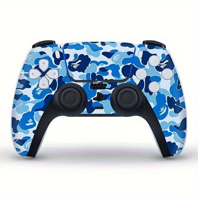 TEMU 1pc Ps5 Game Controller Appearance Sticker - Upgrade Your Ps5 Game: Grip Joystick Skin , Anti-dirty And Scratch-resistant, Protects The Game Controller