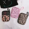 9.5x13.5cm Borsa per auricolari portatile Portamonete per cuffie Cavo USB Scatola di immagazzinaggio per Airpods Leopard Disney Toy Story Stitch