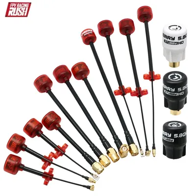 Rush Cherry 5.8G 1.2dBi LHCP/RHCP FPV Antenna SMA MMCX UFL IPEX Long Range Antenna Cherry STUBBY FPV Antenna For Racing Drone