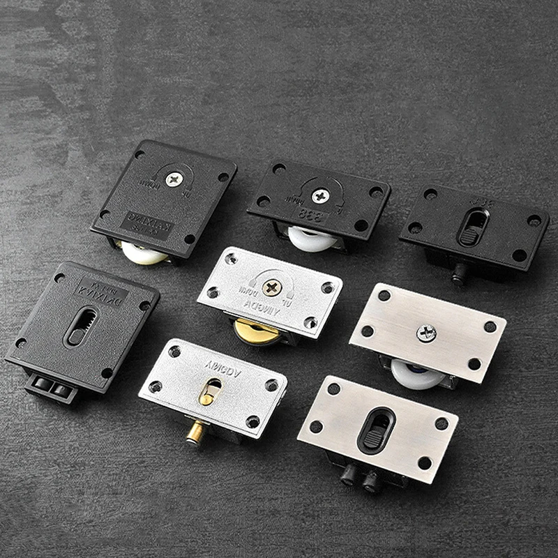 Edelstahl Tür rollen Schiebetür Rad Schrank Riemens cheibe Kleider schränke Möbel Schlafzimmer/Kleider schrank Türen 2024 Image