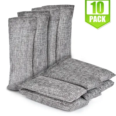 10/20/20Pcs Natural Fresh Bamboo Charcoal Bags Air Purifying Activated Charcoal Odor Absorber