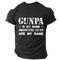 Herren Spiel Mit Buchstaben bedruckt Lustig Pistole T Shirt T-Shirt 100% Baumwolle Kurzarm Grafik Hemd Schwarz Armeegrün Dunkelblau Bequemes T-Shirt Straße Sport im Freien Modedesigner-Kleidung