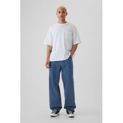Gap Mens Blue Loose Fit Baggy Jeans - Blue