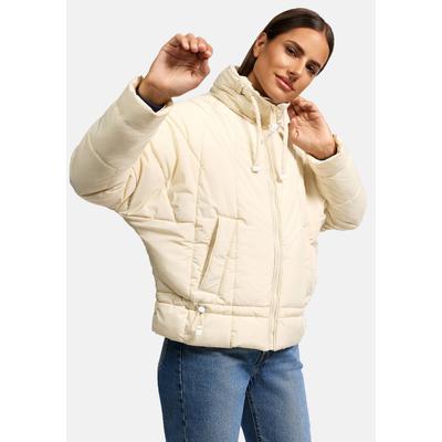Steppjacke NAVAHOO "Luftzauber 14", Damen, Gr. M (38), beige (creme), Obermaterial: 100% Polyester (recycelt), Innenfutter: 100% Polyester, Ärmelfutter: 100% Polyester (recycelt), Wattierung: 100% Polyester (recycelt), modisch, oversize hüftlang,... Image