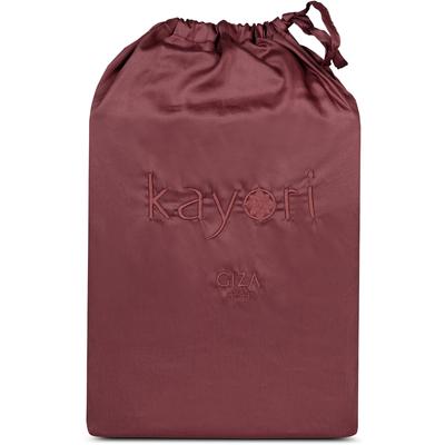 Spannbettlaken KAYORI "Giza", rot, B:160cm L:220cm, Mako-Satin, Obermaterial: 100% Baumwolle, Laken, 100% Baumwolle-Satin Image