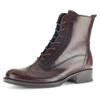 Schnürstiefelette GABOR, Damen, Gr. 38,5, braun (kastanie used), Kalbsleder, Lyralochung, klassisch, Schuhe, Blockabsatz, Schnürboots, Businessschuh mit modischer Lyralochung
