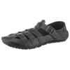 Barfußschuh LEGUANO "JARO", Herren, Gr. 45, schwarz, Textil, Lederimitat, sportlich, Schuhe, Sandale, Bequemschuh, Sommerschuh mit Schnallenverschluss