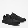 Sneaker TIMBERLAND "SENECA BAY LOW LACE UP SNEAKER", Gr. 44,5, schwarz (jet schwarz), Leder, sportlich, Schuhe, aus Leder