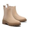 Chelseaboots TIMBERLAND "CORTINA VALLEY MID CHELSEA BOOT", Gr. 39,5, beige (light beige nubuck), Leder, sportlich, Schuhe, Stiefelette, Winterschuhe, Ankle Boots
