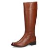Stiefel CAPRICE, Damen, Gr. 38,5, Normalschaft, braun (cognac), Nappaleder, klassisch, Schuhe, Blockabsatz, Langschaft-Stiefel in Reiteroptik
