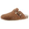 Clog BIO LIFE "Esc", Damen, Gr. 37, braun, Veloursleder, unifarben, klassisch, Schuhe, Hausschuh, Schlappen, Homeslipper mit Warmfutter