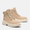 Schnürboots TIMBERLAND "GREYFIELD MID LACE UP BOOT", Gr. 37, beige (light beige nubuck), Leder, sportlich, Schuhe, Winterstiefel, Schnürstiefel, Winterschuhe