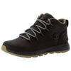 Schnürboots TIMBERLAND "SPRINT TREKKERMID LACE UP SNEAKER", Gr. 41,5, schwarz (schwarz nubuck w med grün), Leder, Synthetik, sportlich, Schuhe, Winterschuhe, Sneakerboots, Winterboots
