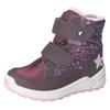 Klettstiefel RICOSTA "Gisa WMS: normal", Kinder, Gr. 30, lila (beerenfarben), Textil, Lederimitat, Glitzer, casual, Schuhe, Kindergartenschuh, Winterstiefel mit wasserdichter Sympatex Membran